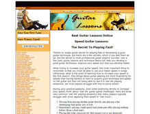 Tablet Screenshot of best-guitar-lessons.net